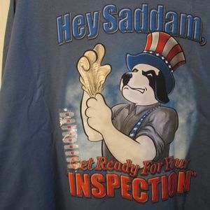 Vtg BIG DOG Santa Barbara blue shirt Sz 4XL